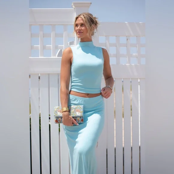 FREE PEOPLE (Free Est) Ellie set in Splash, Size Medium, $78 - Picture 4 of 9